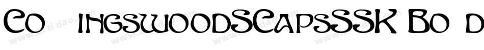 CollingswoodSCapsSSK Bold字体转换